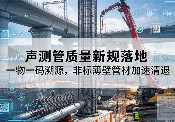 贡觉声测管质量新规落地，一物一码溯源，非标薄壁管材加速清退